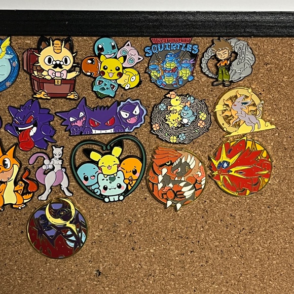 Pokemon Charmander Squirtle Pin Choice Pins Charizard Streetwear Hats Hat Brooch - Picture 5 of 8